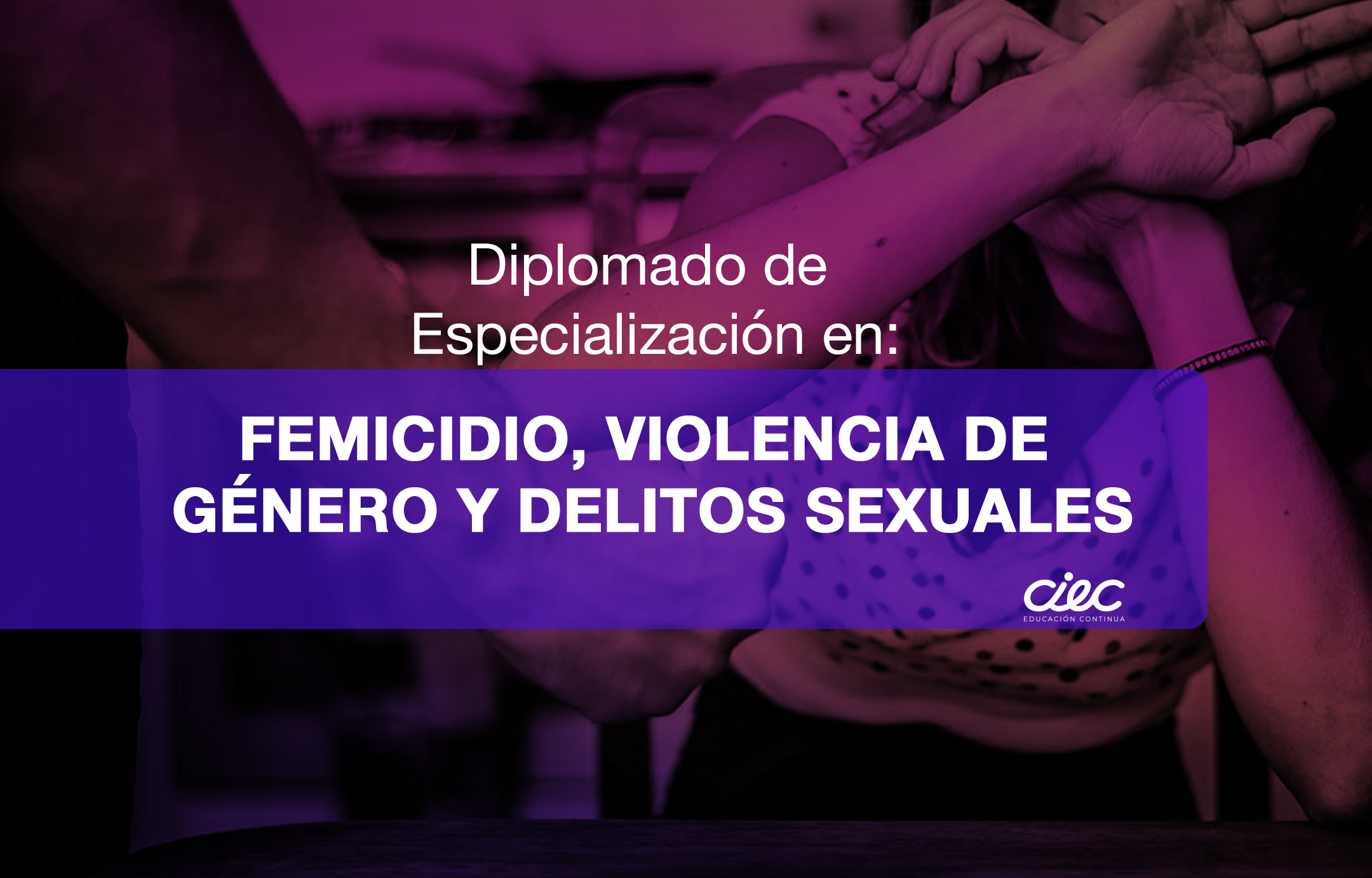 DIPLOMADO DE ESPECIALIZACIÓN EN FEMICIDIO, VIOLENCIA DE GÉNERO Y DELITOS SEXUALES