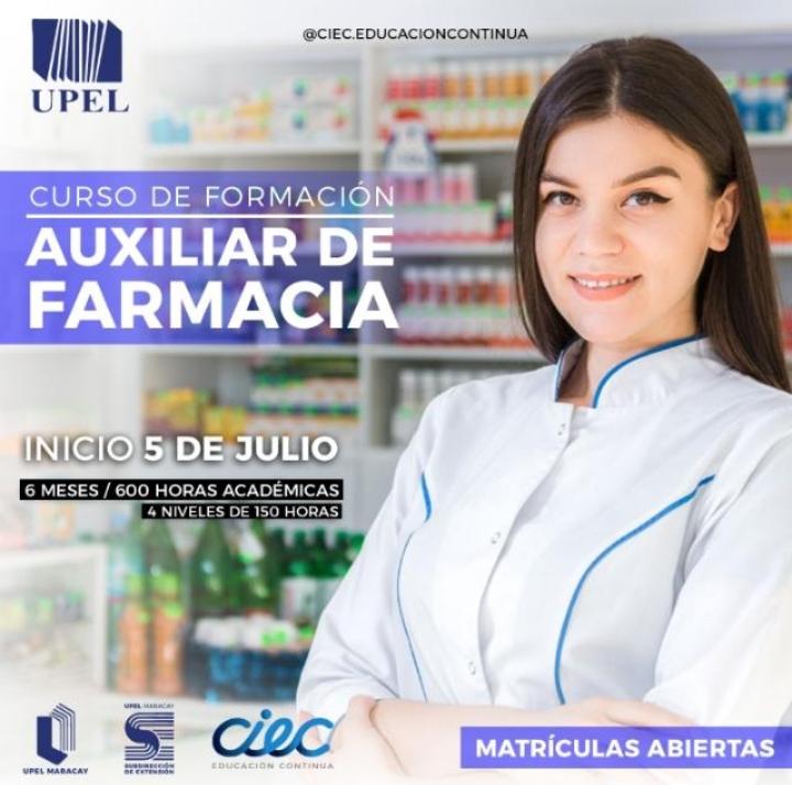 CURSO DE FORMACIÓN AUXILIAR DE FARMACIA