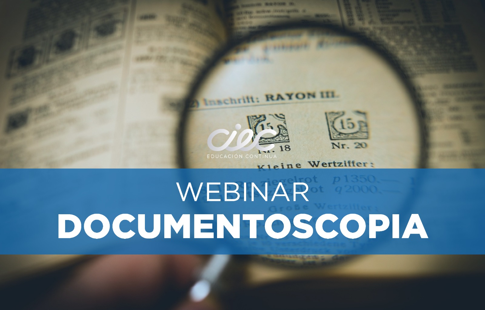 WEBINAR EN DOCUMENTOSCOPIA